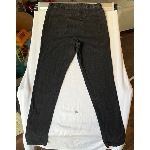 Bongo Women PullOn Jeggings size L Black Mid Rise Stretch - Picture 10 of 10